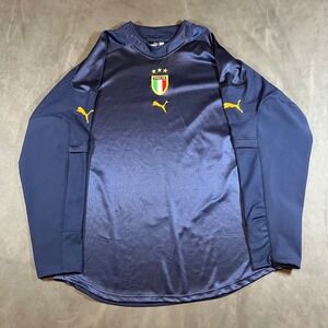 Puma Italy 2004 Home Goalkeeper Football Soccer Long Sleeve Jersey Mens Size 2XL